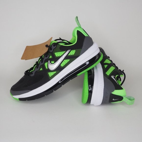 Nike Air Max Genome GS Boys Shoes Running Black Sneakers - Picture 10 of 11